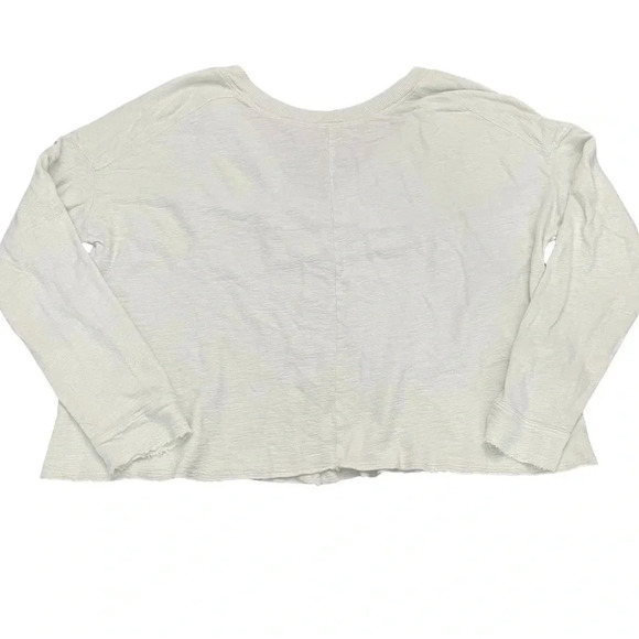 Anthropologie Daily Practice lightweight x-back pullover top. Medium, pale green - Picture 2 of 9